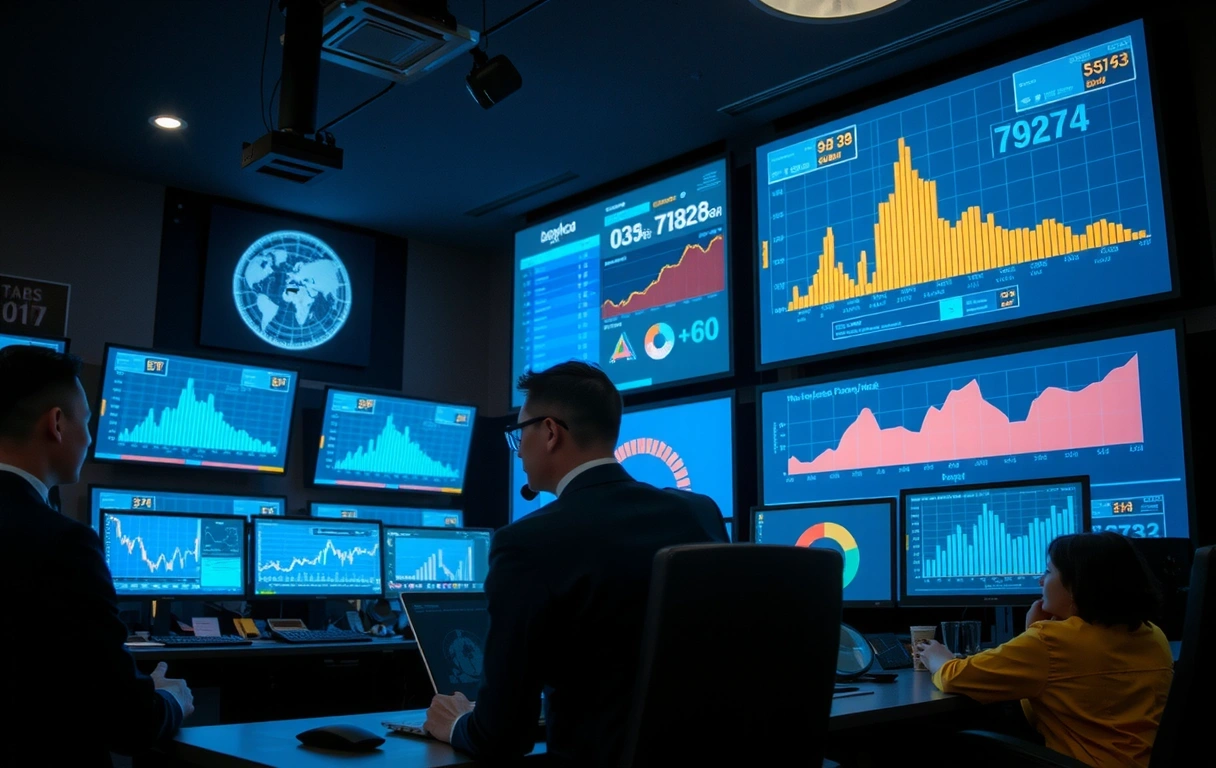 Real-time data visualization room