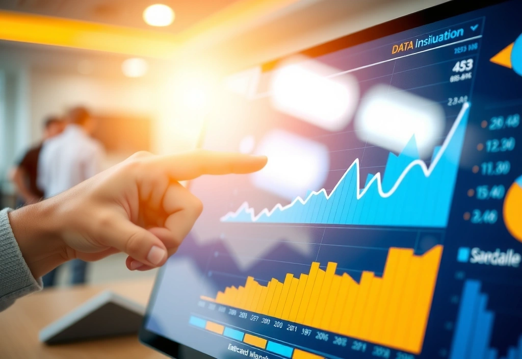 User interacting with dashboard